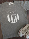Wild and Free- Circle Design Tee