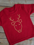 Reindeer T-shirt - childrens