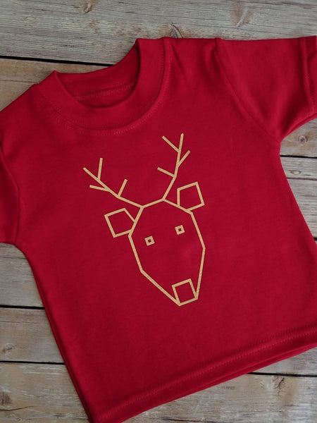 Reindeer T-shirt - childrens